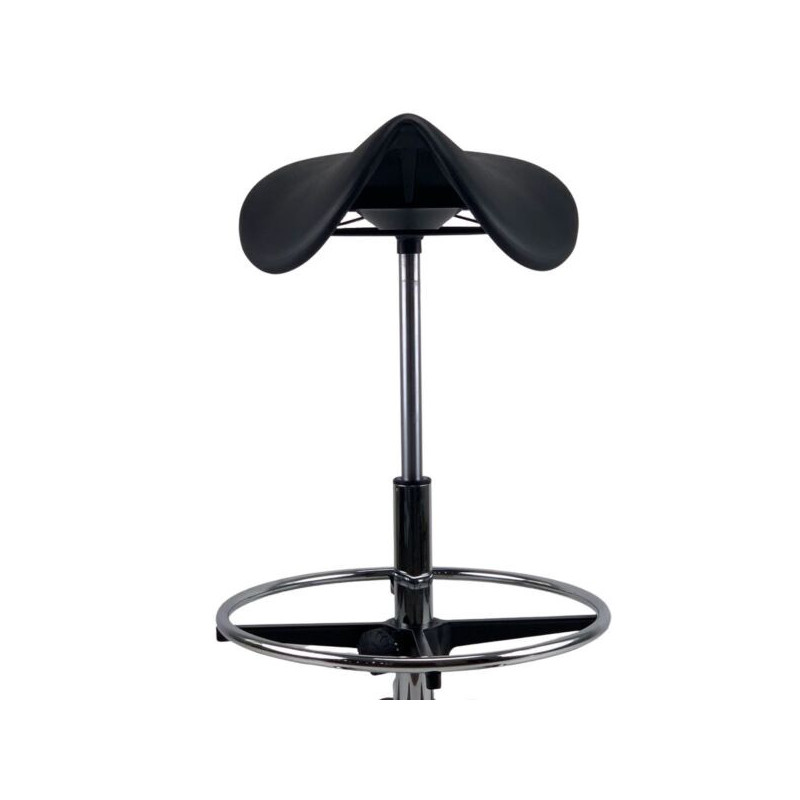 MUELLER Saddle Chrome Base Drafting Office Chair