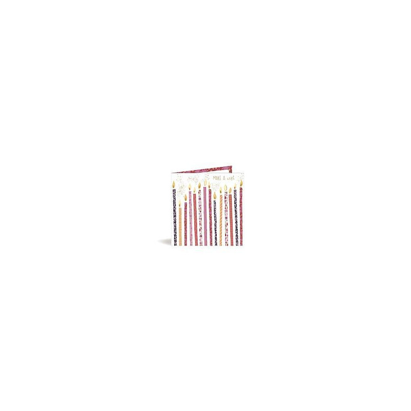 Mulitpe Candles Greeting Card Mulberry