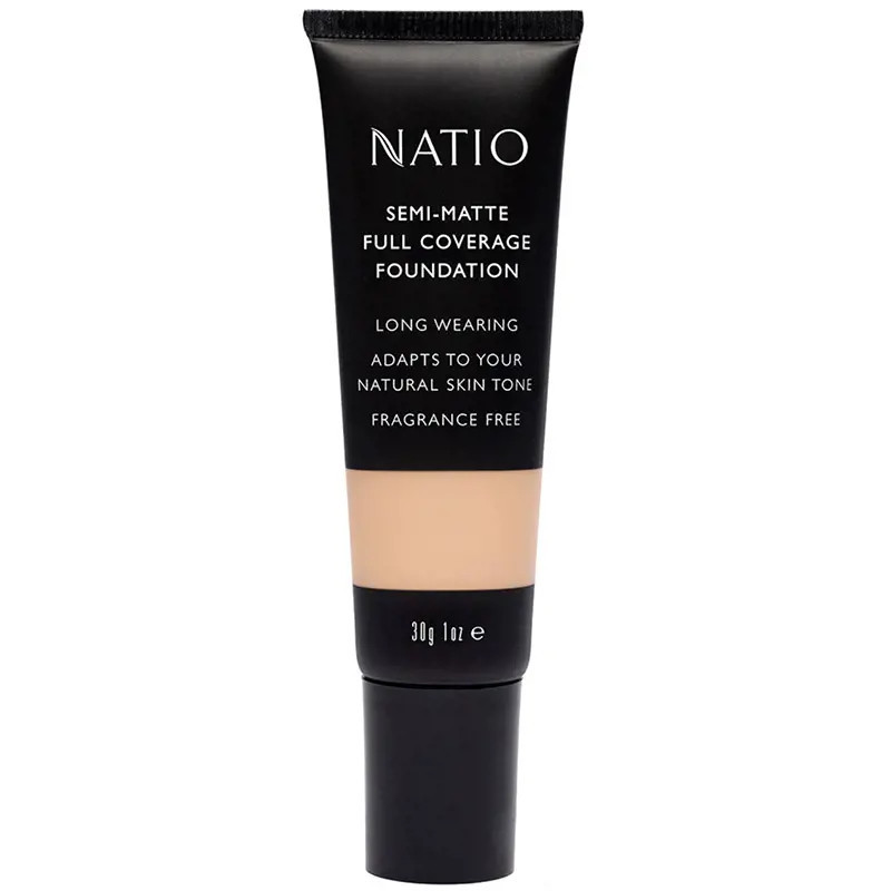 Natio Semi-Matte Full Coverage Foundation Chai 30g