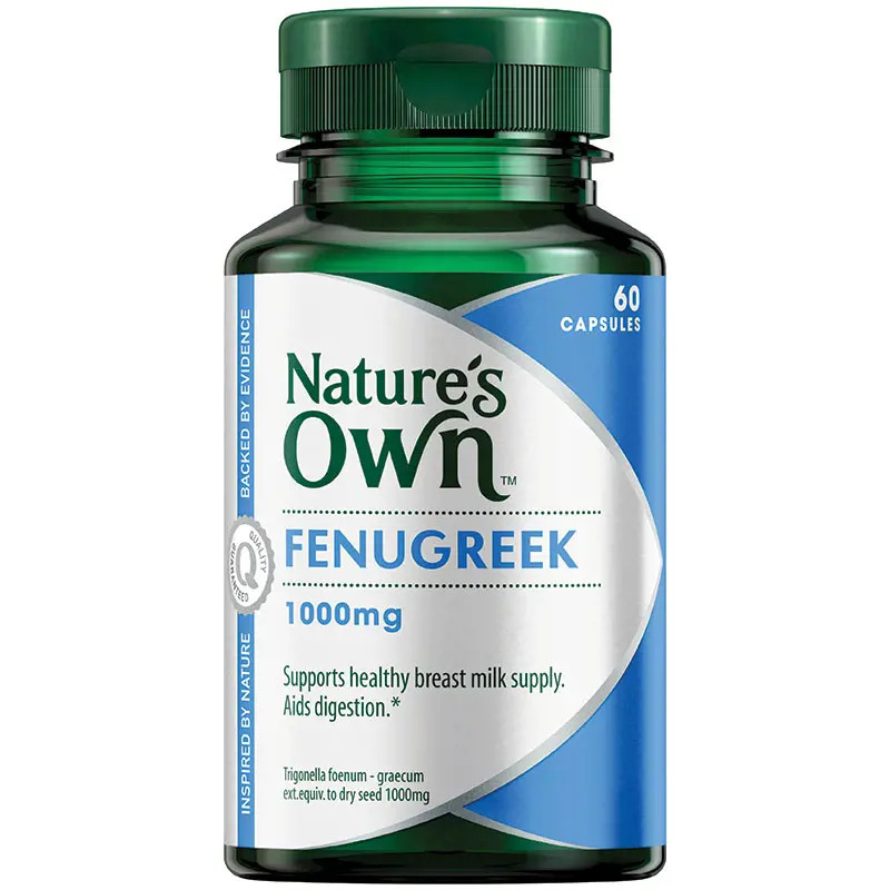Nature's Own Fenugreek 1000mg 60 Capsules