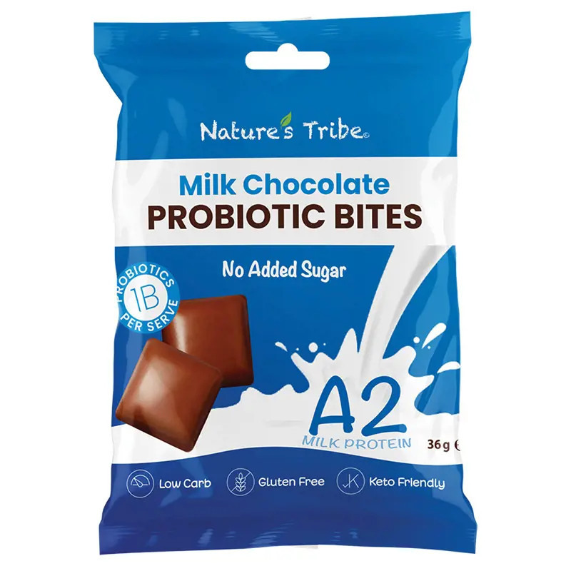Nature's Tribe A2 Probitoic Chocolate Bites 36g