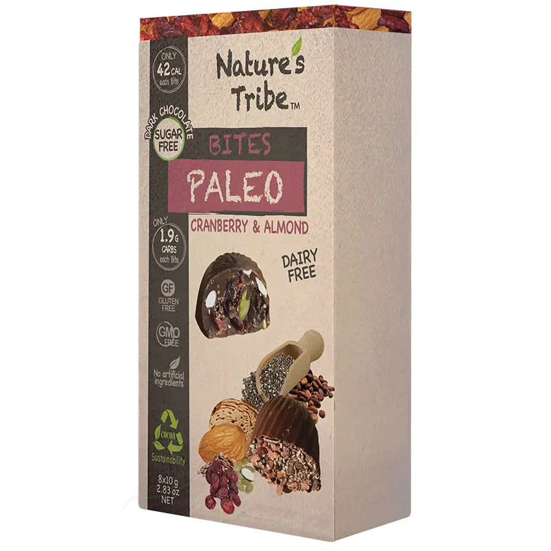 Nature's Tribe Cranberry Almond Paleo Bites 80g