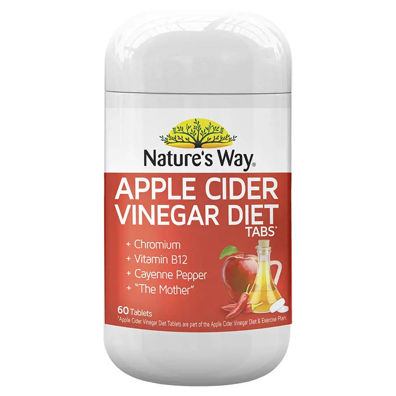 Nature's Way Apple Cider Vinegar Diet 60 Tablets