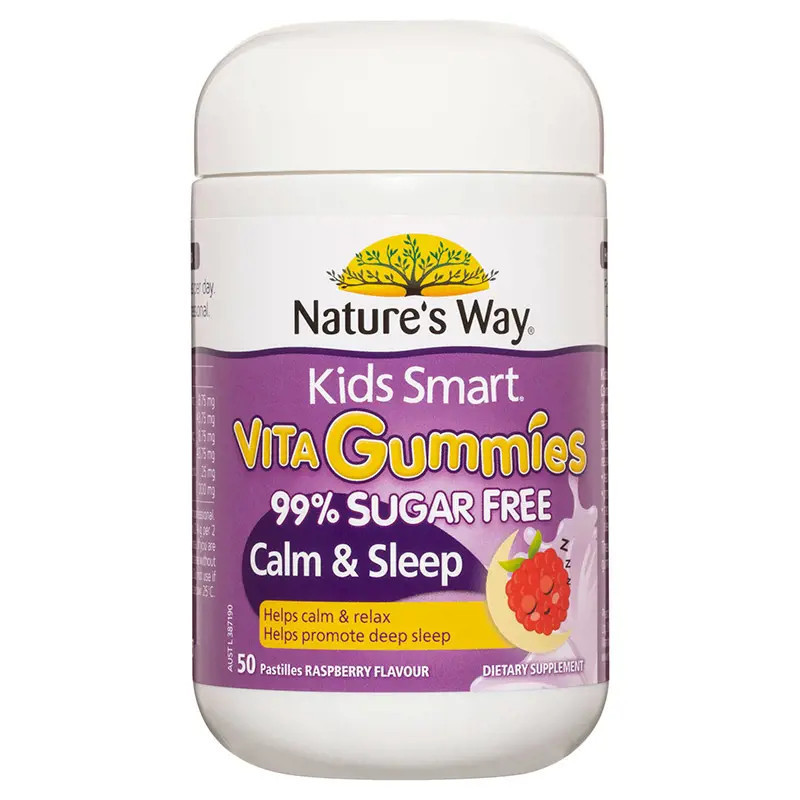 Nature's Way Kids Smart Vita Gummies 99% Sugar Free Calm & Sleep 50 Pastilles