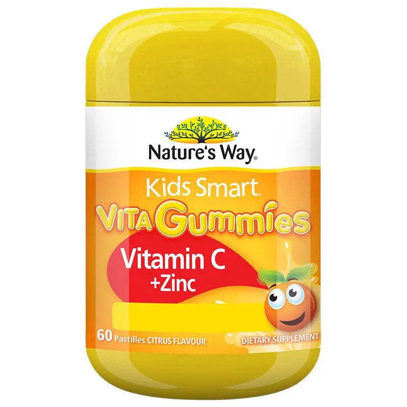 Nature's Way Kids Smart Vita Gummies Vitamin C + Zinc 60 Pastilles