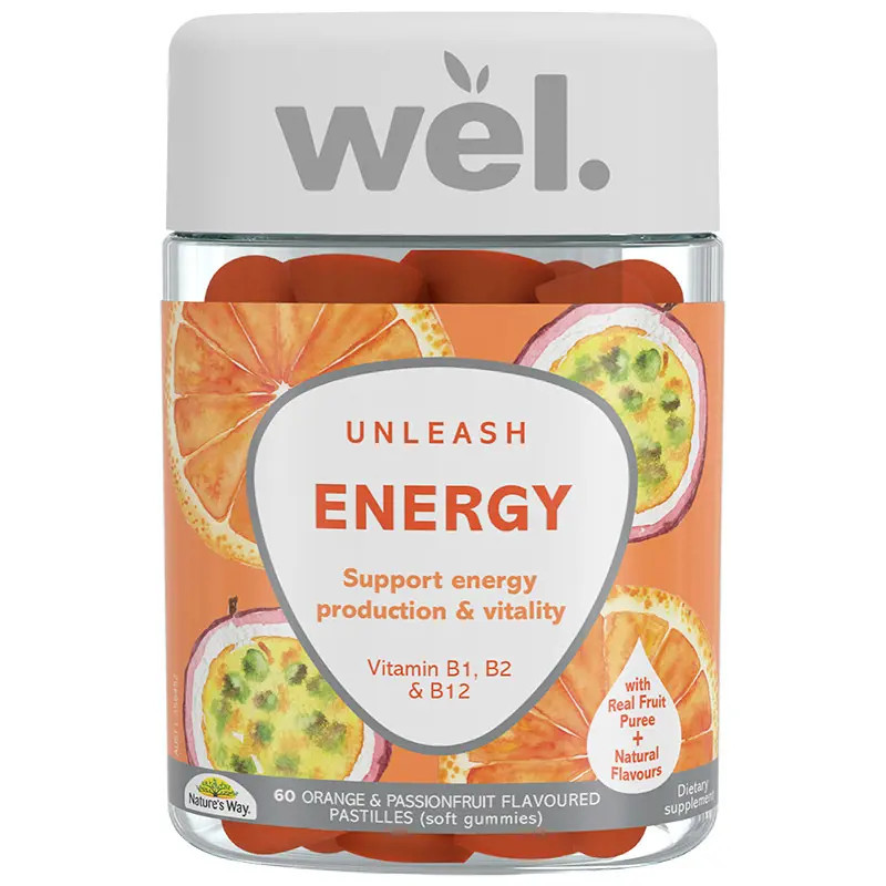 Nature's Way Wel. Energy Gummies 60 Pack