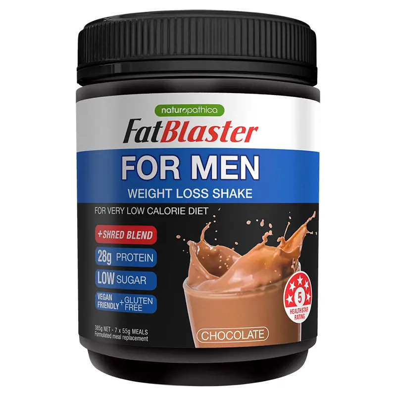 Naturopathica FatBlaster For Men Weight Loss Shake Chocolate 385g