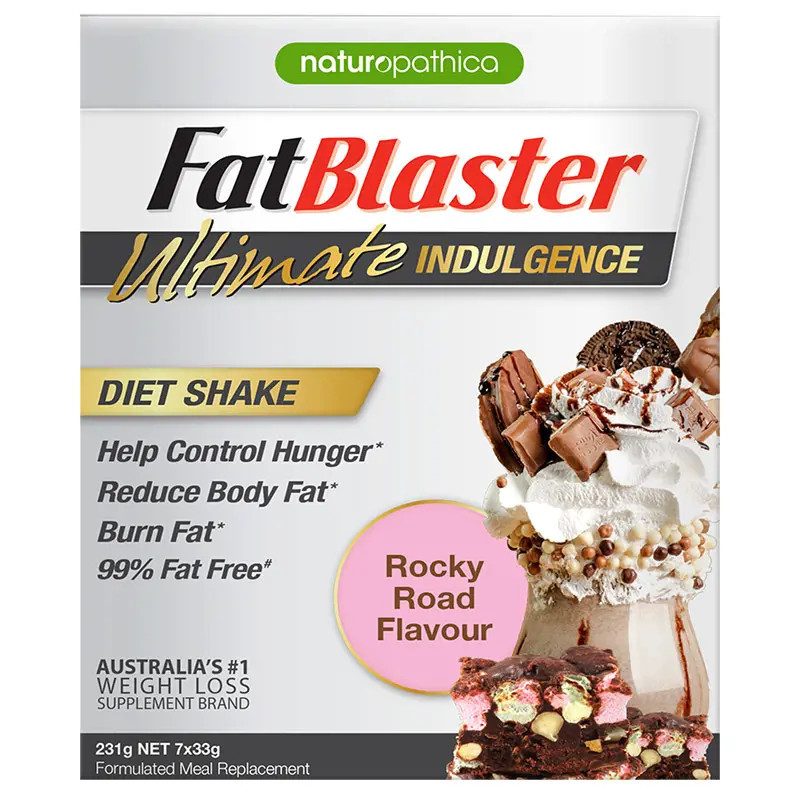Naturopathica FatBlaster Ultimate Indulgence Diet Shake Rocky Road 7 x 33g