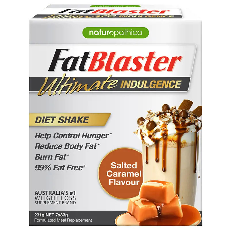 Naturopathica FatBlaster Ultimate Indulgence Diet Shake Salted Caramel 7 x 33g