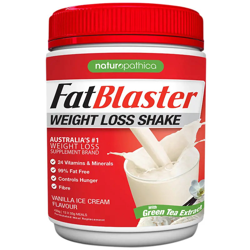 Naturopathica Fatblaster Weight Loss Shake Vanilla 430g
