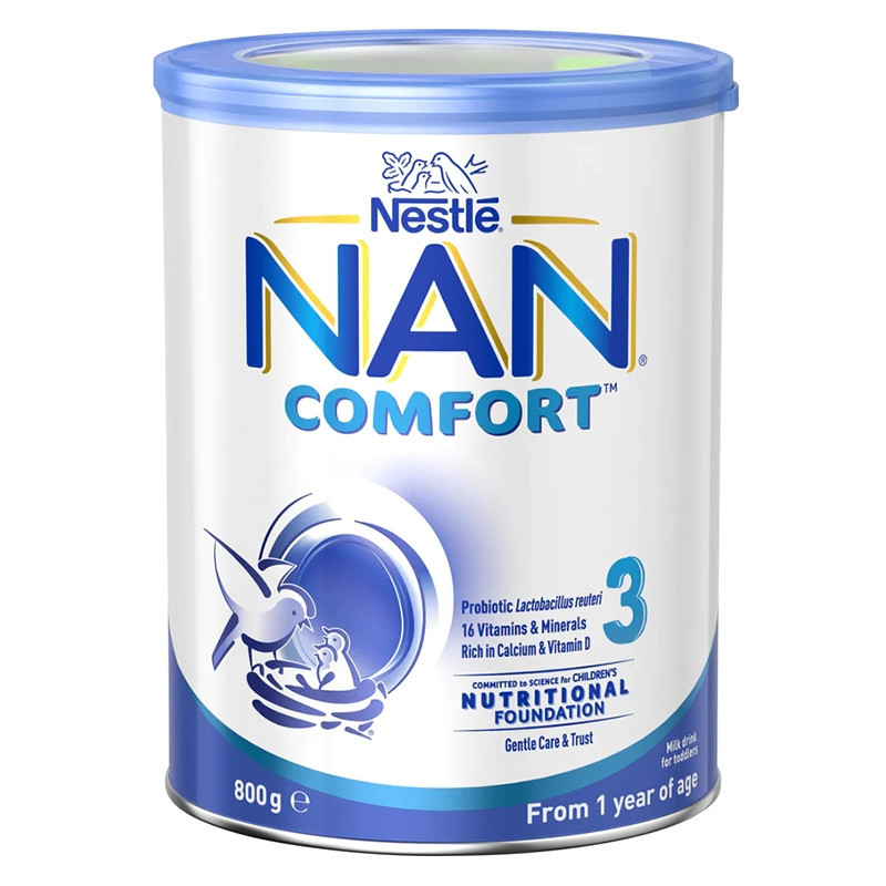 Nestle NAN Comfort Stage 3 Toddler Milk Drink Powder 1+ Years 800g