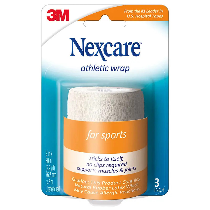 Nexcare Athletic Support Wrap White 75mm x 2m