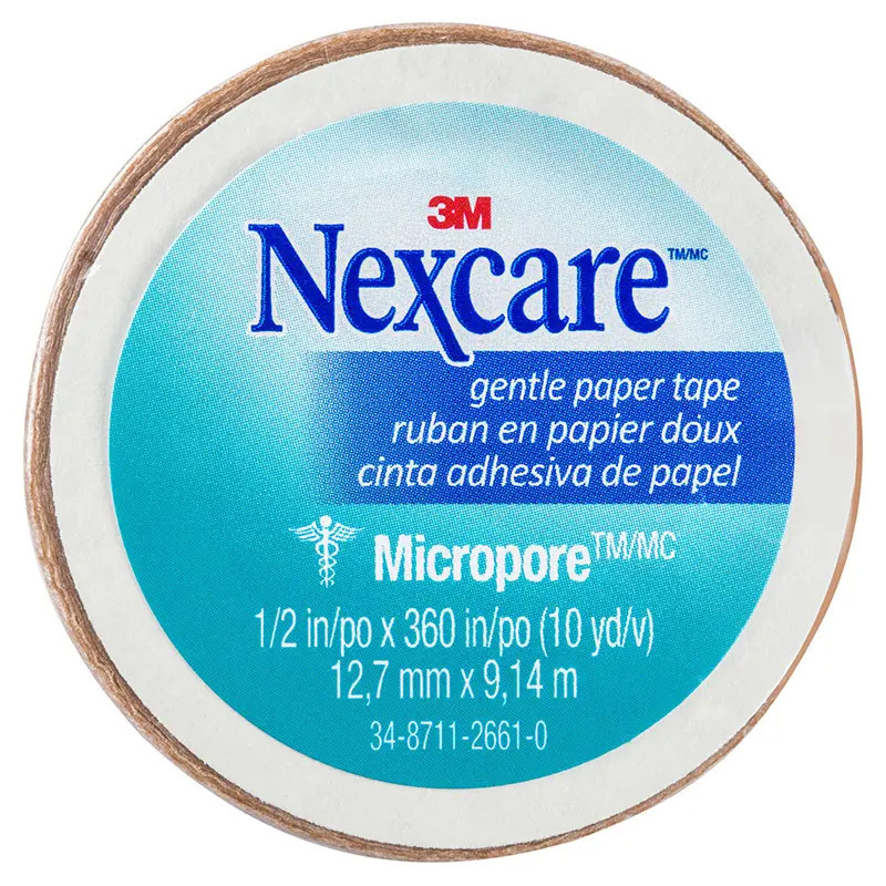 Nexcare Micropore First Aid Tape Tan 12.7mm x 9.14mm