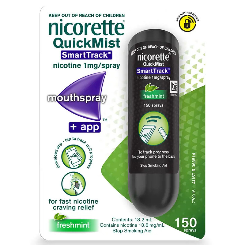 Nicorette QuickMist SmartTrack Mouthspray 150 Sprays