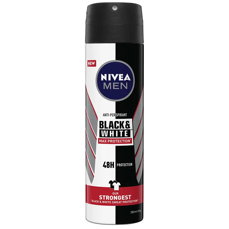 Nivea Men Deodorant Black & White Max Protection Aerosol 250ml