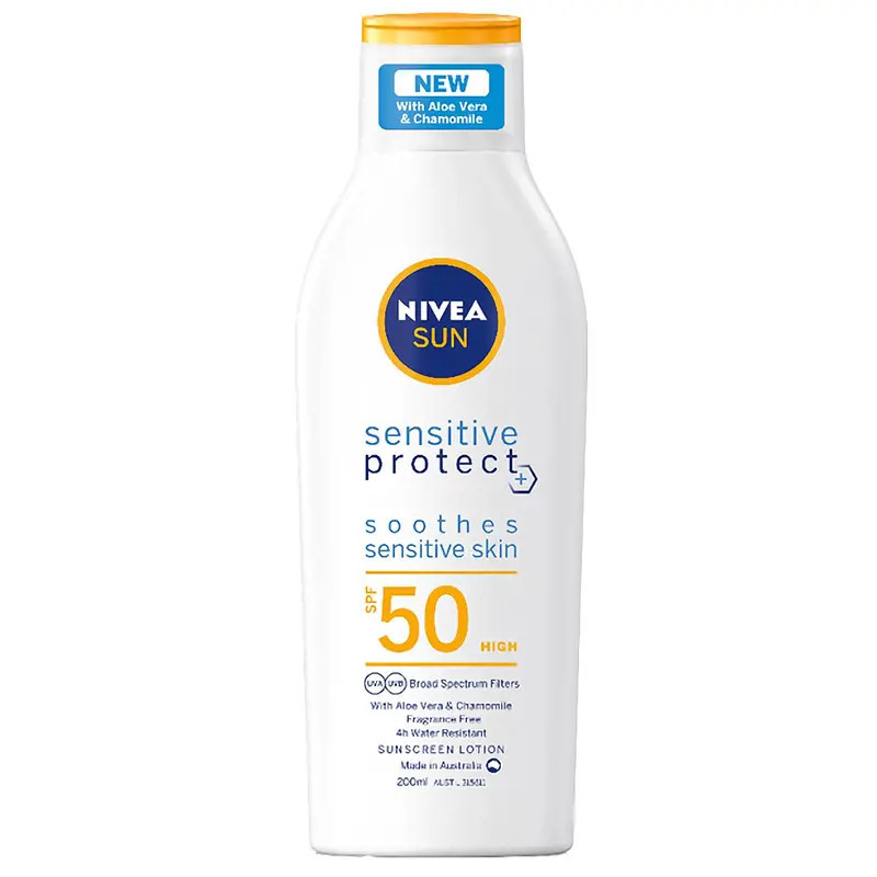 Nivea Sun Sensitive Protect SPF50 Sunscreen Lotion 200ml