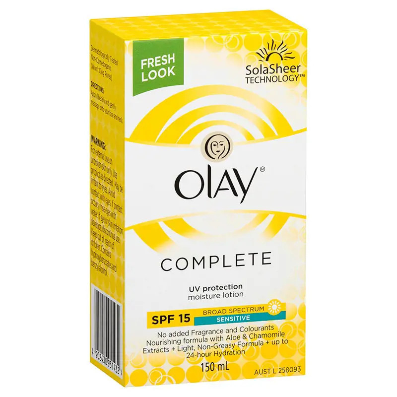 Olay Complete UV Lotion Sensitive Skin 150ml