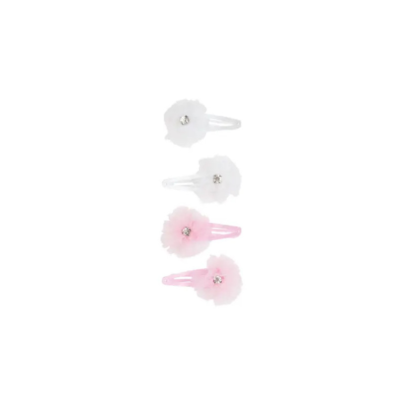 Ombrello Youngstars Snapclip Pink Tulle Flower 4 Pack