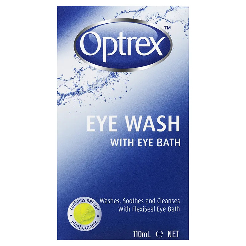Optrex Fresh Eye Wash with Eye Bath 110ml