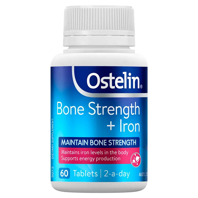 Ostelin Bone Strength + Iron 60 Tablets