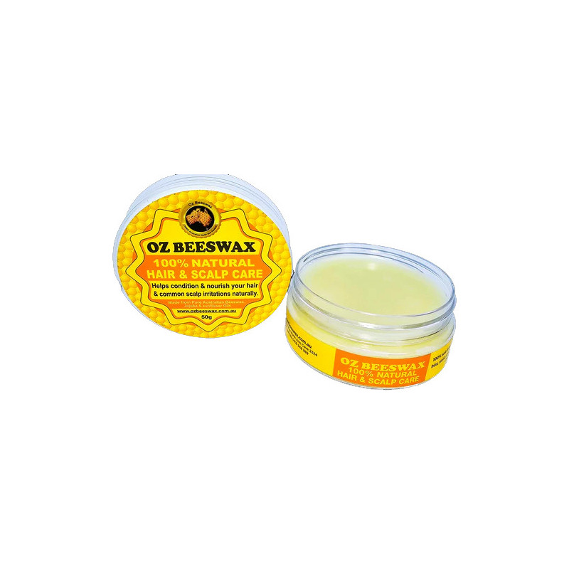OZ Beeswax Best Beeswax Scalp & Hair Calm Balm Styler & Treatment 50g