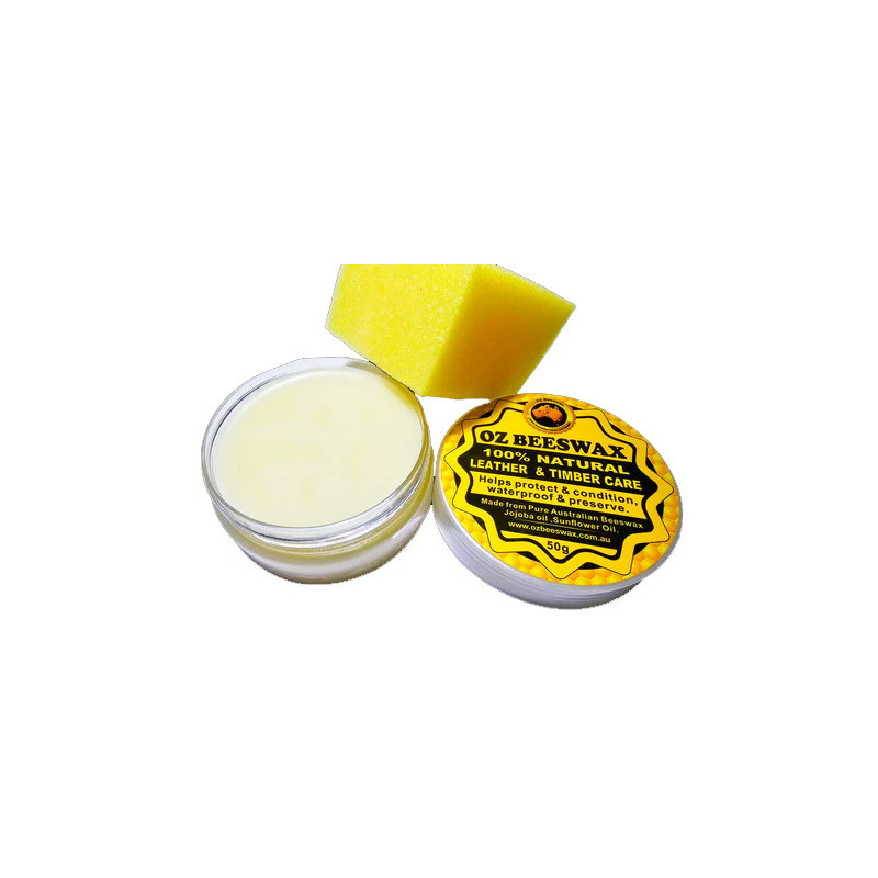 OZ Beeswax Leather & Timber Conditioner 50g