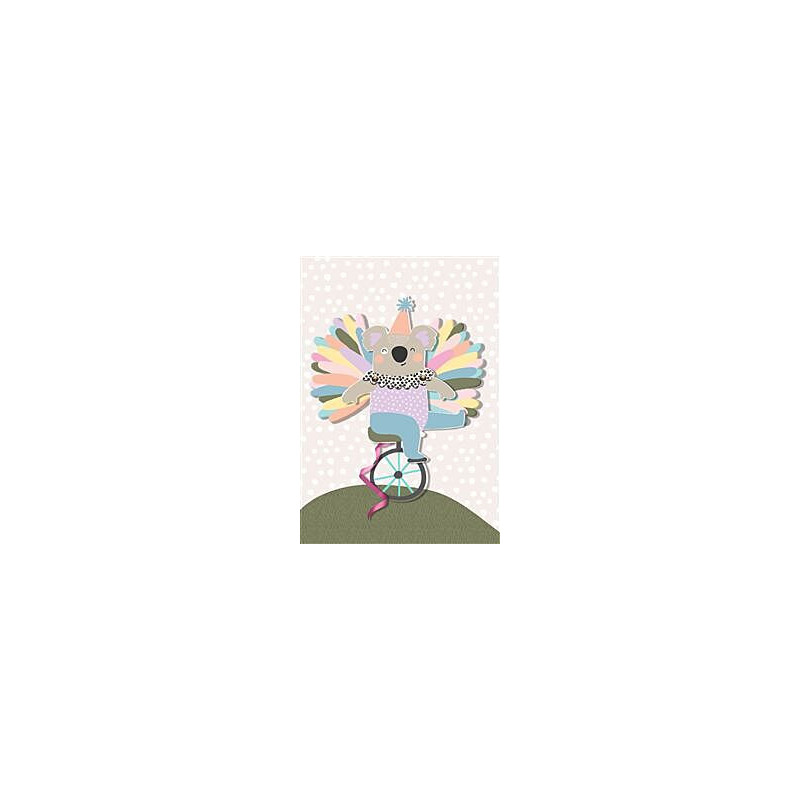 Party Animal Greeting Card Heart of Gold