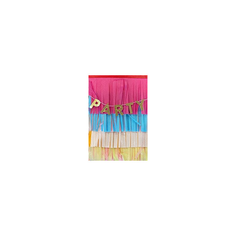Party Fringing Greeting Card Heart of Gold