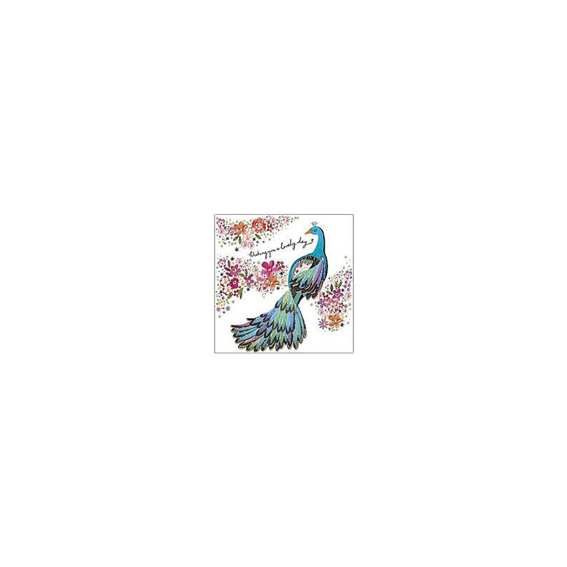 Peacock Greeting Card Artisan