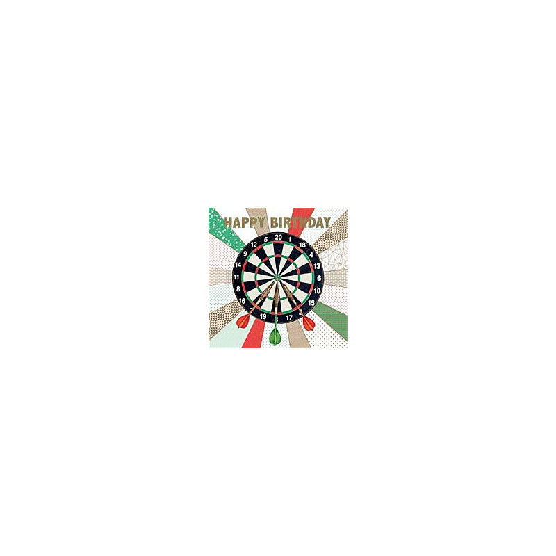 Pizazz Men Dart Board Greeting Card Pizazz For Men
