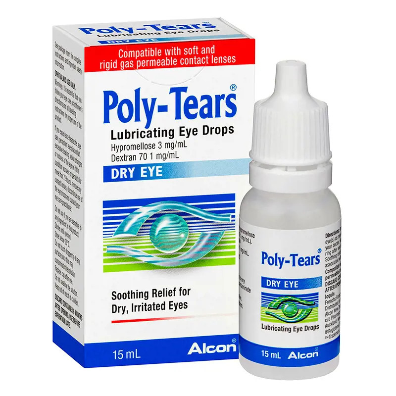 Poly Tears Dry Eye Drops 15ml