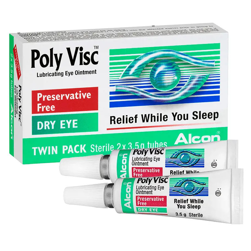 Polyvisc Eye Ointment 3.5G Twin Pack