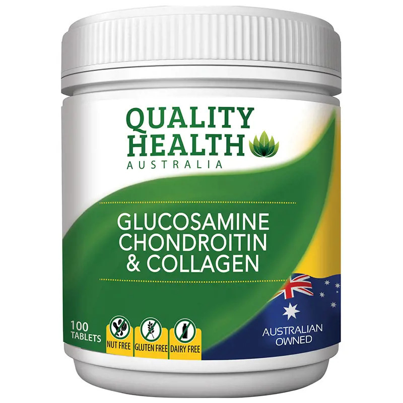 Quality Health Glucosamine & Collagen 100 Tablets