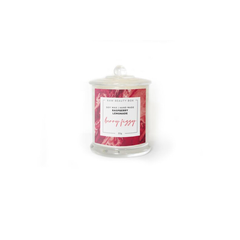 Raspberry Lemonade Hand Poured Soy Aromatherapy Candle