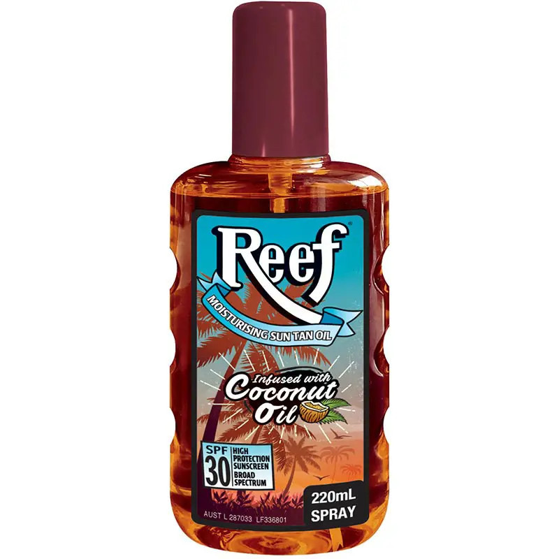 Reef Moisturising Sun Tan Coconut Oil SPF30 220ml