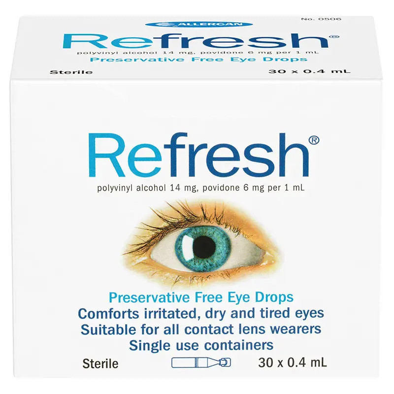 Refresh Eye Drops Vials 30 x 0.4 ml