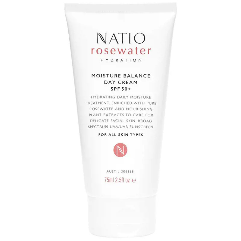 Rosewater Hydration Moisture Balance Day Cream SPF 50+ 75ml