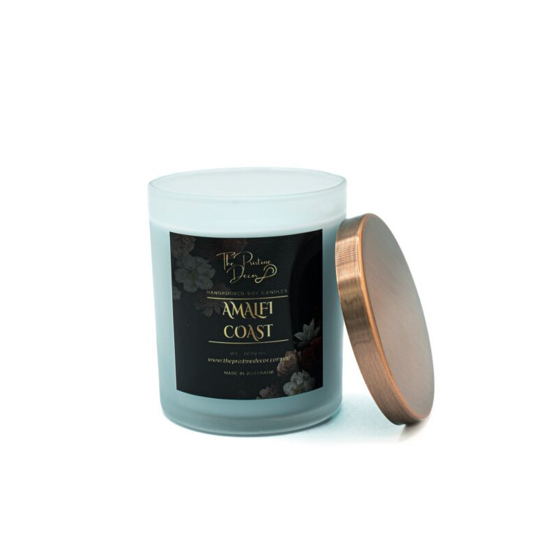 Scented Soy Candles - Musk & Patchouli Blend - Amalfi Coast