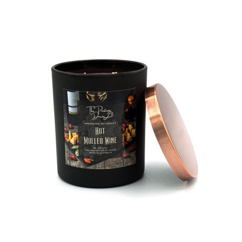 Scented Soy Candles - Red wine & Spices Blend - Hot Mulled Wine