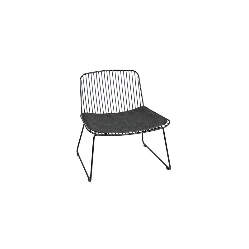 SH Angel Rebello Metal Lounge Chair