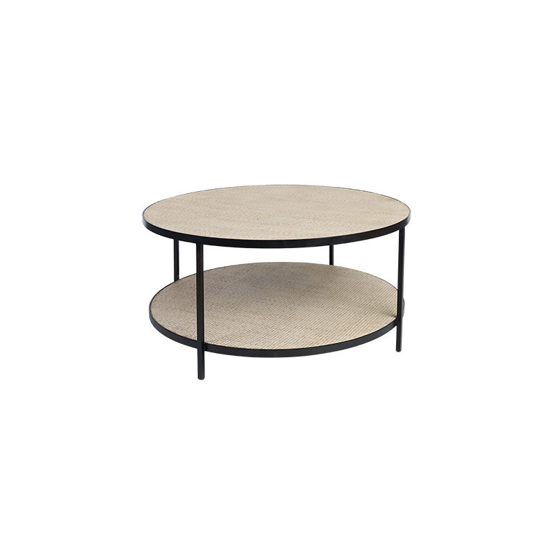 SH Marina Round Coffee Table Black Frame