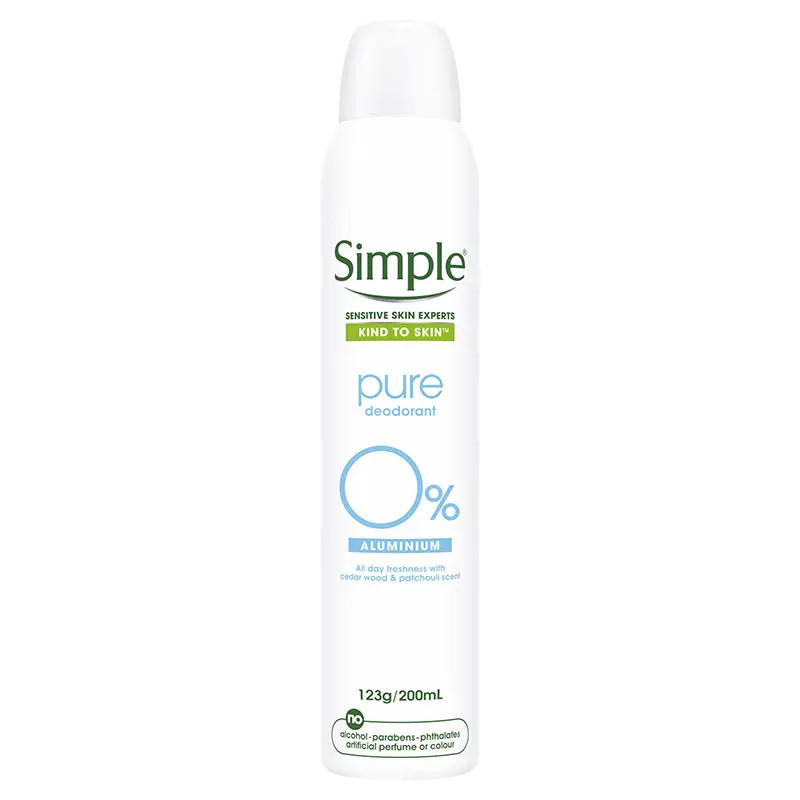 Simple Female Aerosol Simple Pure Deodorant 200ml