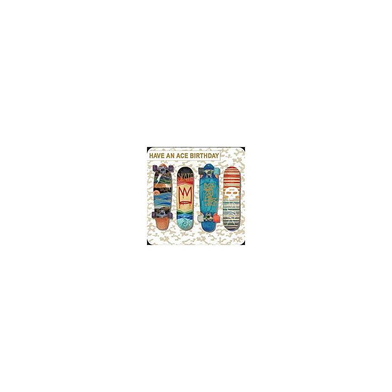 Skateboards Greeting Card Pizazz For Men