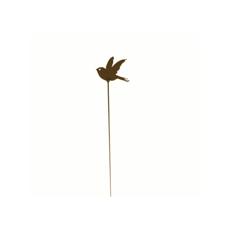Small Robin Stake Garden Art