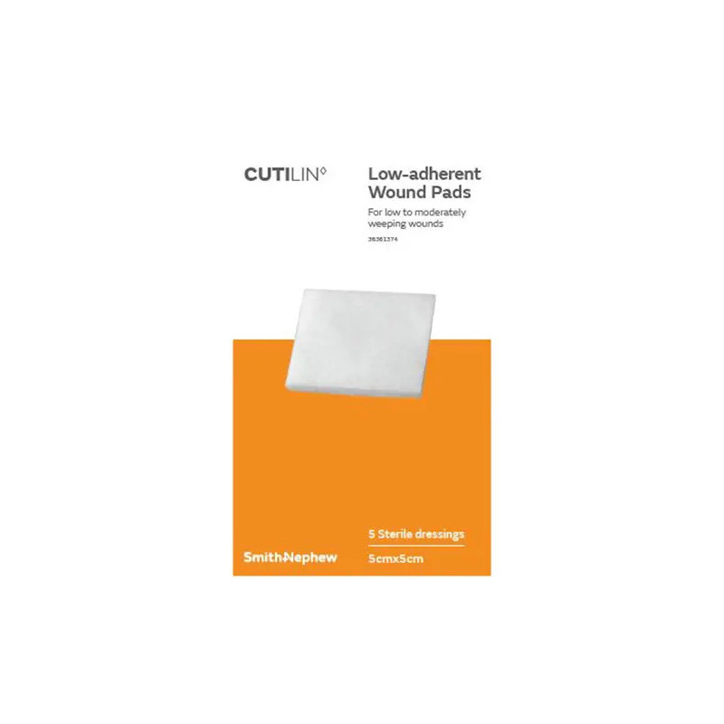 Smith & Nephew Cutilin Sterile 5cm x 5cm 5 Pack