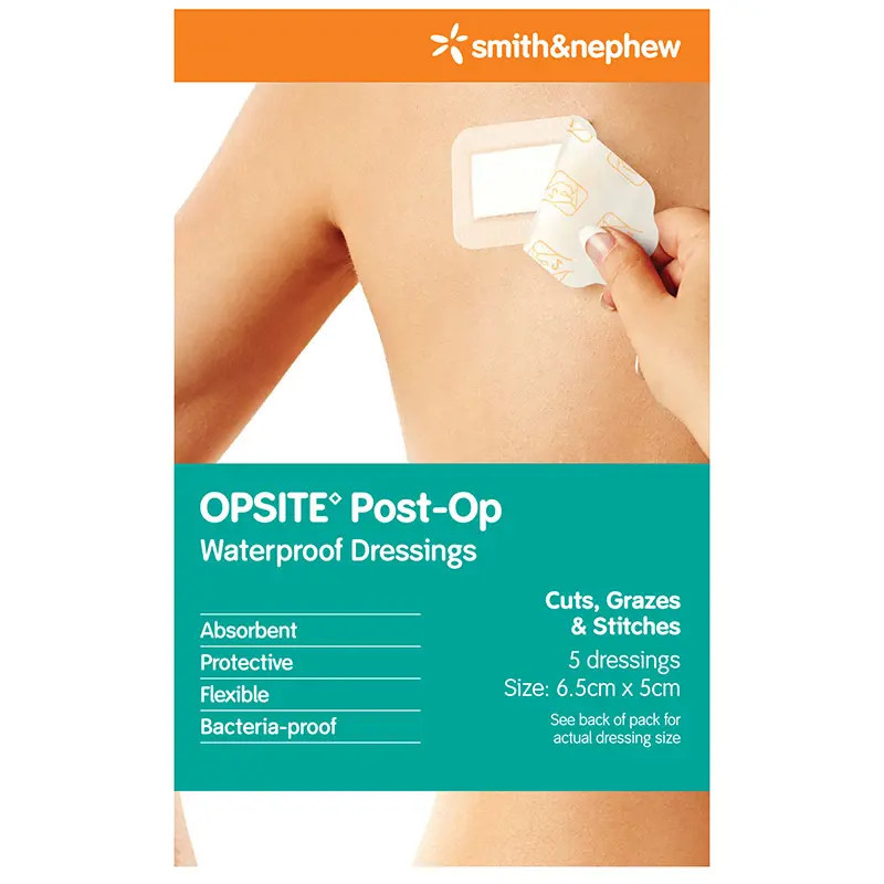 Smith & Nephew Opsite Post-Op 6.5 x 5cm 5 Pack
