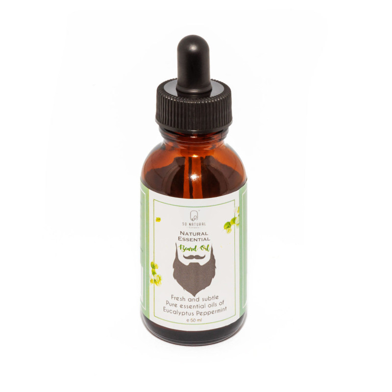 So Natural Company Vegan Eucalyptus Peppermint Beard Oil 30g