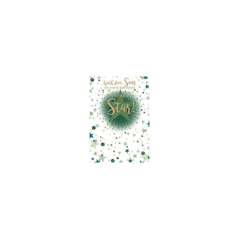 Son Son Youre a Star Greeting Card