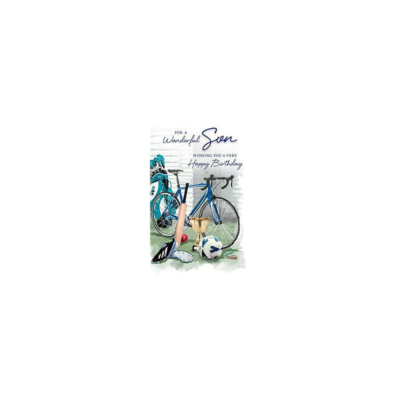 Son Sports Gear Greeting Card