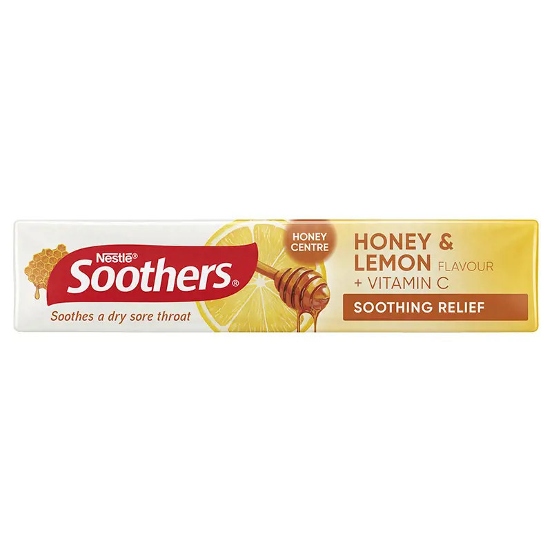 Soothers Honey Lemon Stick 10 Lozenges